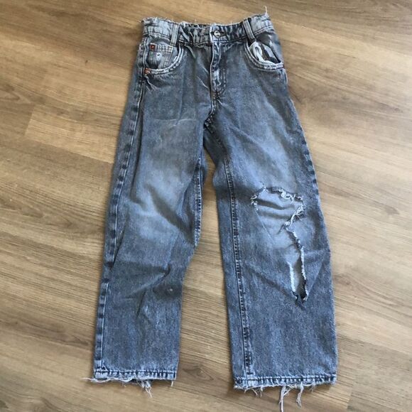 🃏 Zara | Distressed Acid Washed Jeans - Picture 1 of 5